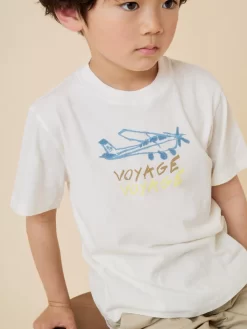 Child Bonpoint Tops | Thibald T-Shirt White Milk