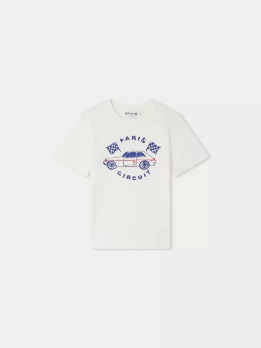 Child Bonpoint Tops | Thibald T-Shirt White Milk
