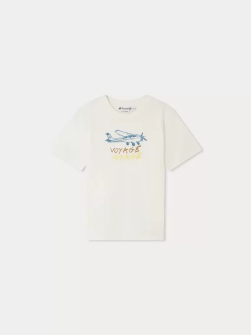 Child Bonpoint Tops | Thibald T-Shirt White Milk
