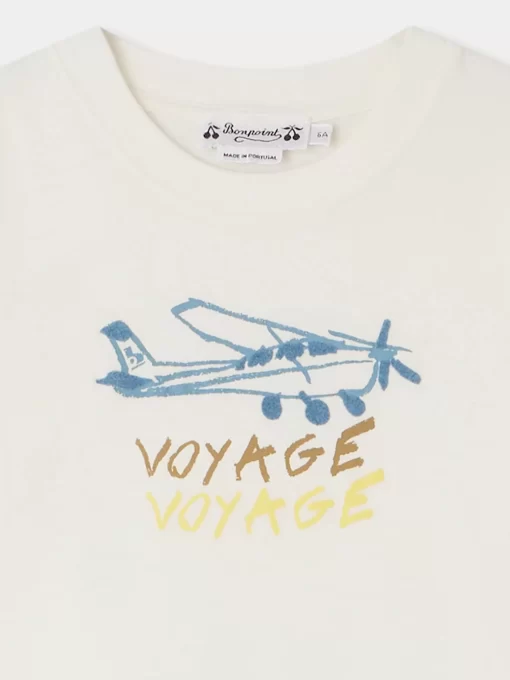 Child Bonpoint Tops | Thibald T-Shirt White Milk