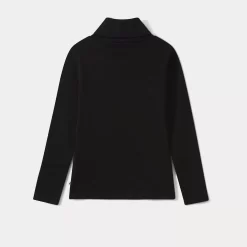 Child Bonpoint Tops | Thin Turtleneck Sweater Black