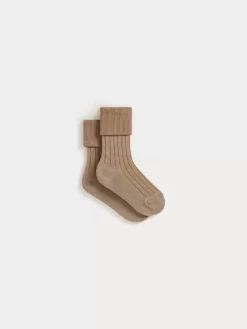 Child Bonpoint Socks And Underwear | Thorild Ribbed Socks Natural