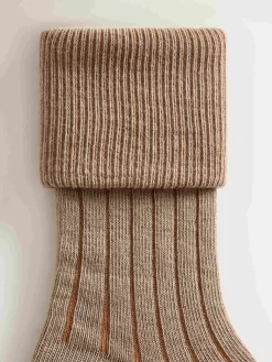 Child Bonpoint Socks And Underwear | Thorild Ribbed Socks Natural