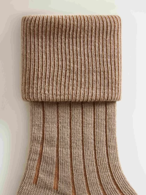 Child Bonpoint Socks And Underwear | Thorild Ribbed Socks Natural