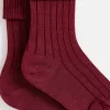 Child Bonpoint Socks And Underwear | Thorild Ribbed Socks Plum