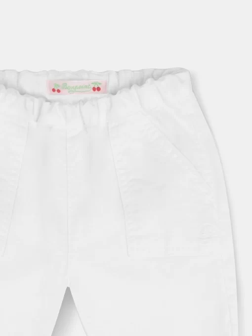 Newborn & Baby Bonpoint Bloomers, Shorts, And Pants | Thursday Pants Milk White