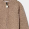 Newborn & Baby Bonpoint Sweaters And Cardigans | Thylio Cardigan Praline