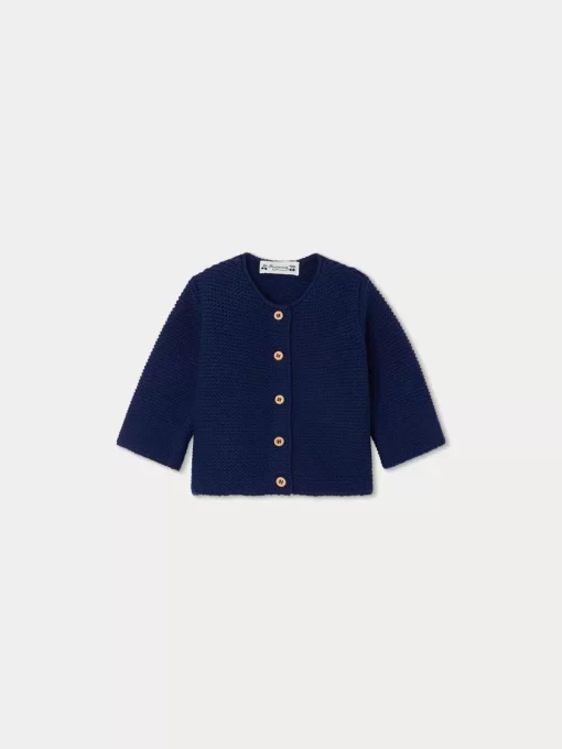 Newborn & Baby Bonpoint Sweaters And Cardigans | Tiany Cardigan Navy