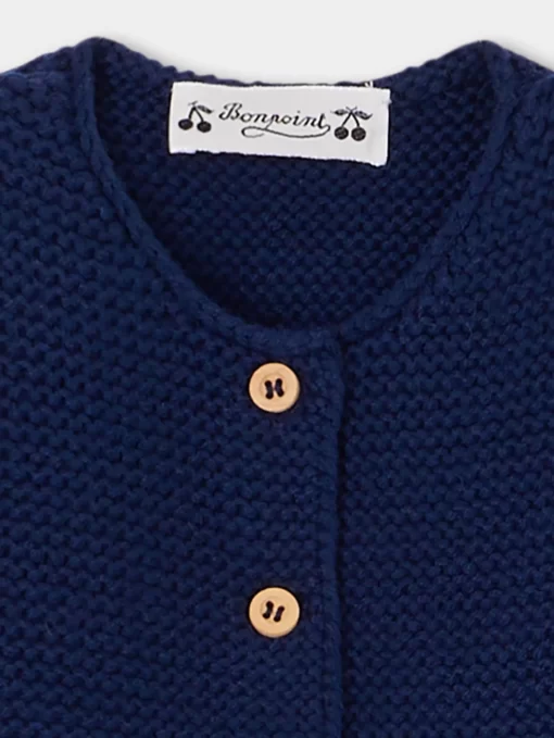Newborn & Baby Bonpoint Sweaters And Cardigans | Tiany Cardigan Navy