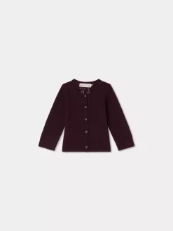 Newborn & Baby Bonpoint Sweaters And Cardigans | Tibile Cardigan Grape