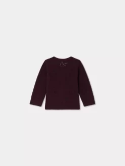 Newborn & Baby Bonpoint Sweaters And Cardigans | Tibile Cardigan Grape