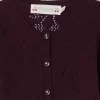 Newborn & Baby Bonpoint Sweaters And Cardigans | Tibile Cardigan Grape