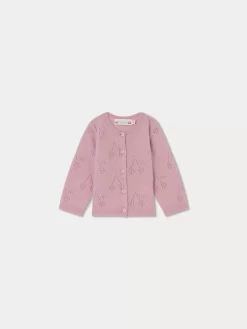 Newborn & Baby Bonpoint Sweaters And Cardigans | Tibile Cardigan Peony