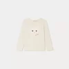 Child Bonpoint Tops | Tidjiane Long-Sleeved T-Shirt Alabaster White