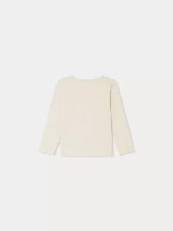 Child Bonpoint Tops | Tidjiane Long-Sleeved T-Shirt Alabaster White