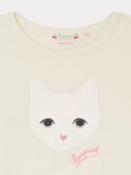 Child Bonpoint Tops | Tidjiane Long-Sleeved T-Shirt Alabaster White
