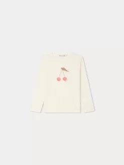 Child Bonpoint Tops | Tidjiane Long-Sleeved T-Shirt Ecru