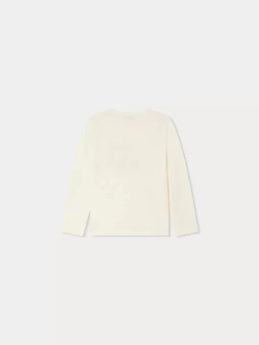 Child Bonpoint Tops | Tidjiane Long-Sleeved T-Shirt Ecru
