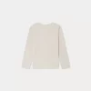 Child Bonpoint Tops | Tidjiane Long-Sleeved T-Shirt Heathered Gray
