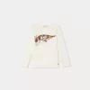 Child Bonpoint Tops | Tidjiane Long-Sleeved T-Shirt White Milk