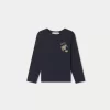 Child Bonpoint Tops | Tidjiane T-Shirt Navy