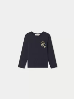 Child Bonpoint Tops | Tidjiane T-Shirt Navy