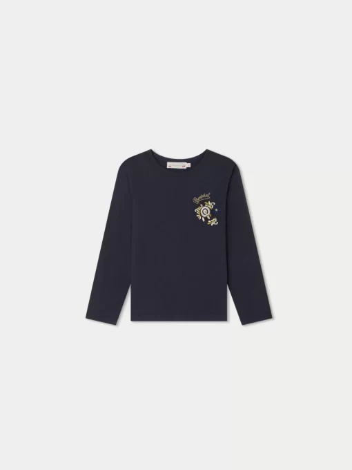 Child Bonpoint Tops | Tidjiane T-Shirt Navy