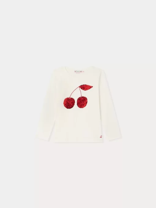 Child Bonpoint Tops | Tidjiane T-Shirt White Milk