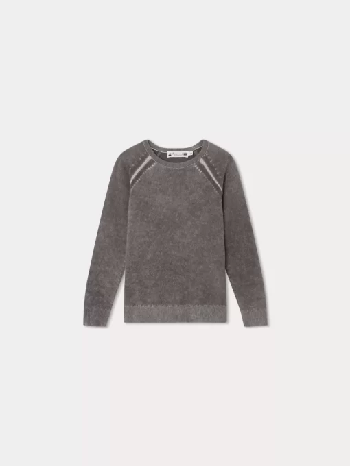 Child Bonpoint Cardigans And Sweaters | Tiego Sweater Mauve Gray