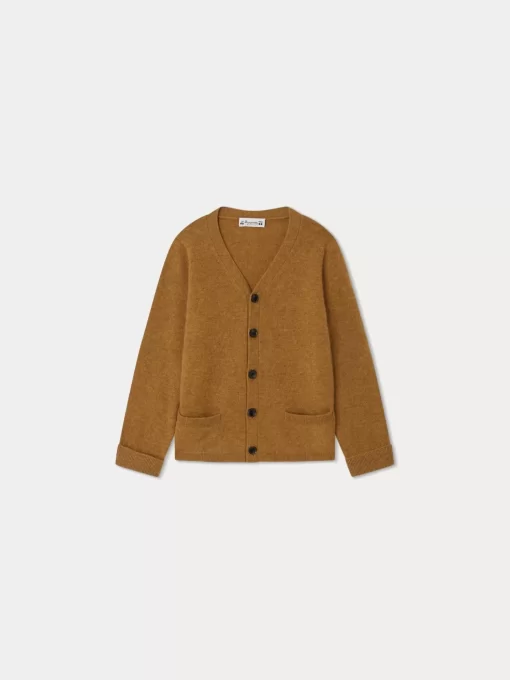 Child Bonpoint Cardigans And Sweaters | Tilian Cardigan Camel