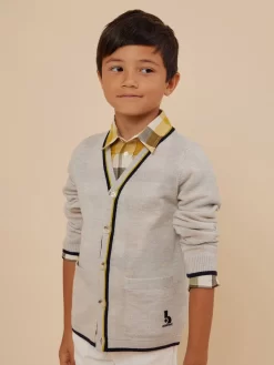 Child Bonpoint Cardigans And Sweaters | Tilian Cardigan Heathered Gray