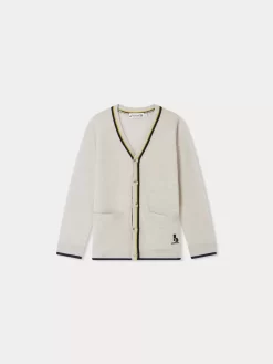 Child Bonpoint Cardigans And Sweaters | Tilian Cardigan Heathered Gray