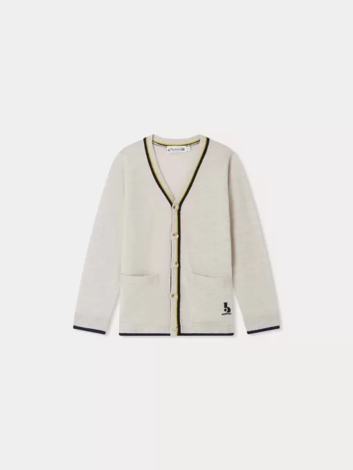 Child Bonpoint Cardigans And Sweaters | Tilian Cardigan Heathered Gray