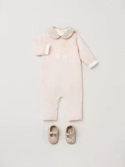 Newborn & Baby Bonpoint Sets And Jumpsuits | Tilouana Bodysuit Powdered Rose