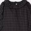 Child Bonpoint Tops | Timber Embroidered Blouse Slate Grey