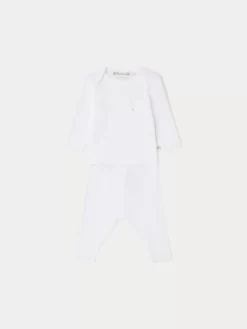 Newborn & Baby Bonpoint Sets And Jumpsuits | Timi Clothing Set White