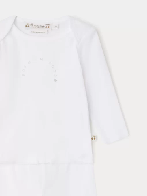 Newborn & Baby Bonpoint Sets And Jumpsuits | Timi Clothing Set White