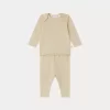 Newborn & Baby Bonpoint Sets And Jumpsuits | Timi Set Beige