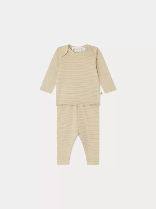 Newborn & Baby Bonpoint Sets And Jumpsuits | Timi Set Beige