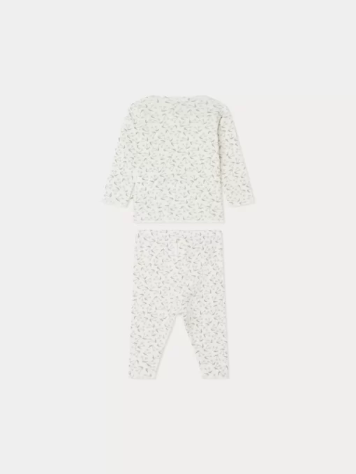 Newborn & Baby Bonpoint Sets And Jumpsuits | Timi Set Gray Blue
