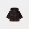 Newborn & Baby Bonpoint Outerwear | Timo Coat Navy Checked