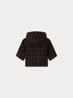 Newborn & Baby Bonpoint Outerwear | Timo Coat Navy Checked