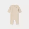Newborn & Baby Bonpoint Sets And Jumpsuits | Tinoe Romper Natural