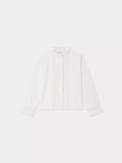 Child Bonpoint Tops | Tivi Blouse Milk White