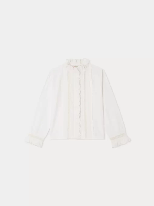 Child Bonpoint Tops | Tivi Blouse Milk White