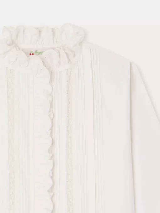 Child Bonpoint Tops | Tivi Blouse Milk White