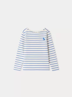 Child Bonpoint Tops | T-Shirt Baudelaire Bleu