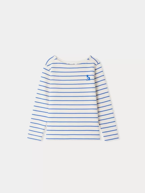Child Bonpoint Tops | T-Shirt Baudelaire Bleu
