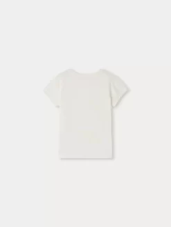 Child Bonpoint Tops | T-Shirt Capricia Blanc Lait