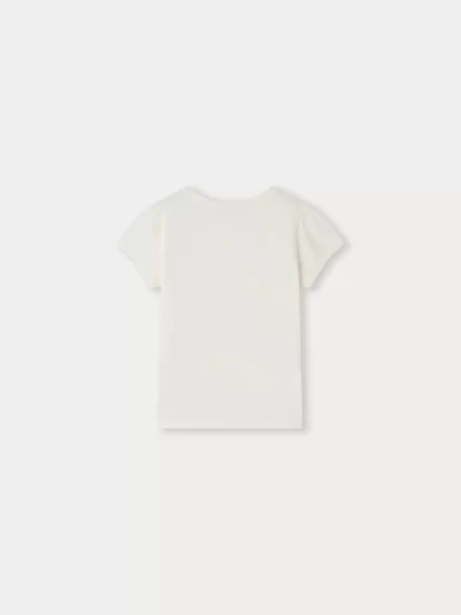 Child Bonpoint Tops | T-Shirt Capricia Blanc Lait